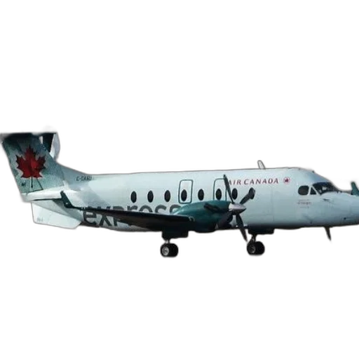 white, air, canada, express, plane, snowy, runway transparent PNG cut-out