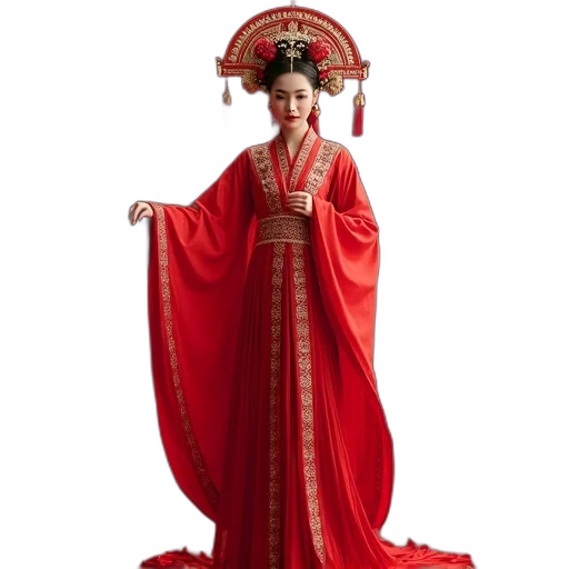 dress, staff, crown, concept art, 3d render, photorealistic, fantasy art, red transparent PNG cut-out