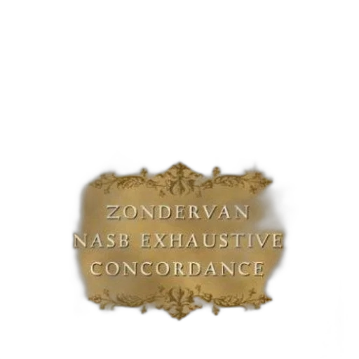 cover, zondervan, nasb, exhaustive, concordance, featuring, ornate, design transparent PNG cut-out