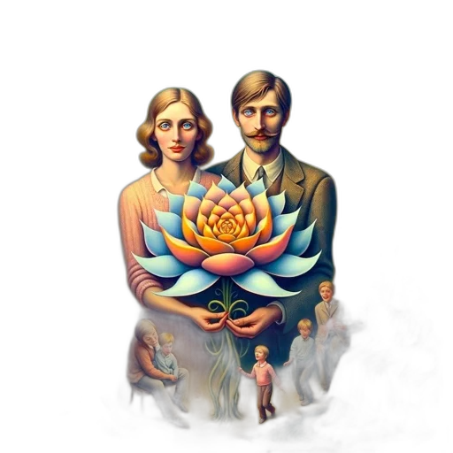 crown, jacket, umbrella, flower, pixel art, concept art, fantasy art, photorealistic transparent PNG cut-out