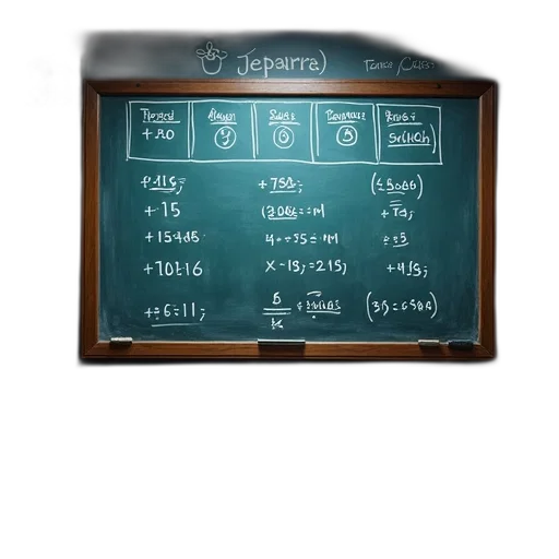 jeopardy, board, used, teach, math transparent PNG cut-out