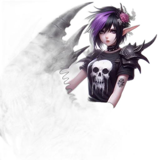 staff, fantasy art, concept art, pixel art, photorealistic, dark, monochrome, elfin transparent PNG cut-out