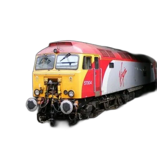 red, yellow, train, word, virgin transparent PNG cut-out