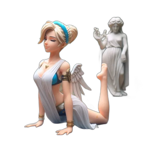dress, 3d render, concept art, fantasy art, photorealistic, lifelike, three-dimensional, figurine transparent PNG cut-out