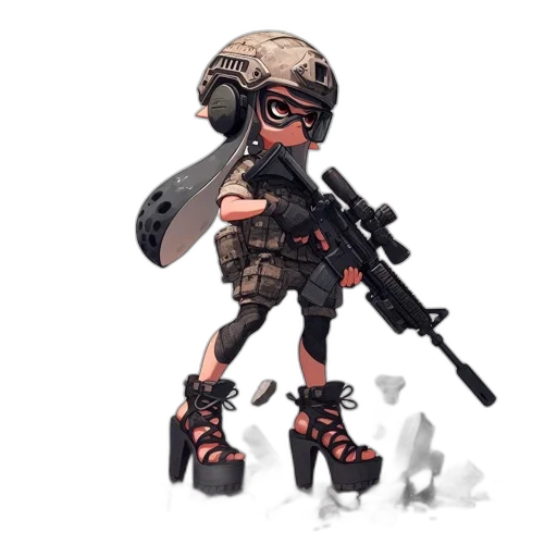 weapon, animal, robot, creature transparent PNG cut-out