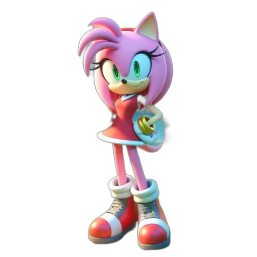 staff, animal, robot, creature, 3d render, concept art, pixel art, vaporwave transparent PNG cut-out