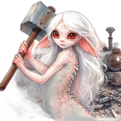 creature, staff, dragon, weapon, fantasy art, concept art, pixel art, watercolor transparent PNG cut-out