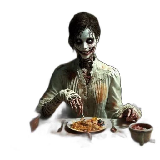 food, creature, mask, face, concept art, pixel art, fantasy art, photorealistic transparent PNG cut-out