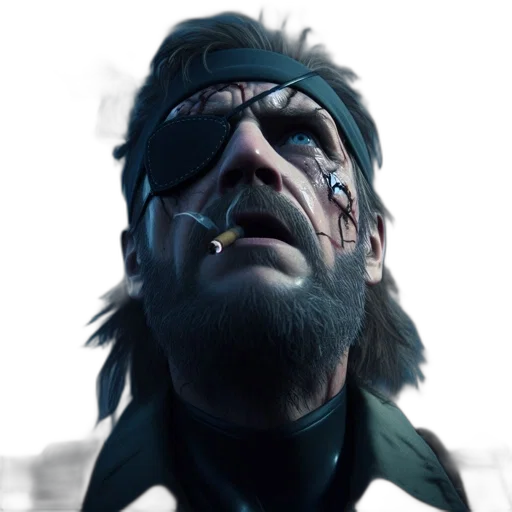face, mask, jacket, weapon, concept art, cyberpunk, 3d render, photorealistic transparent PNG cut-out