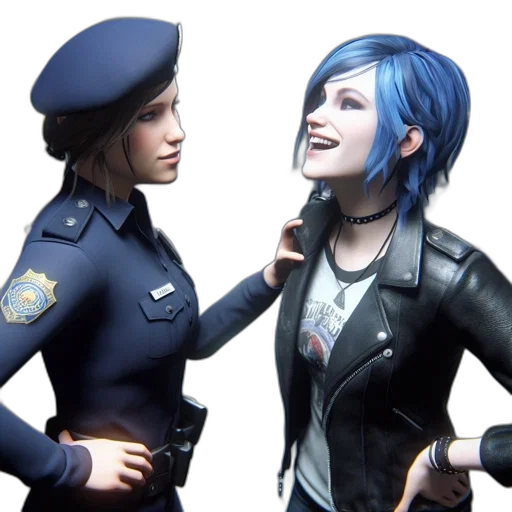 jacket, concept art, 3d render, photorealistic, comic book art, blue, two, animated transparent PNG cut-out