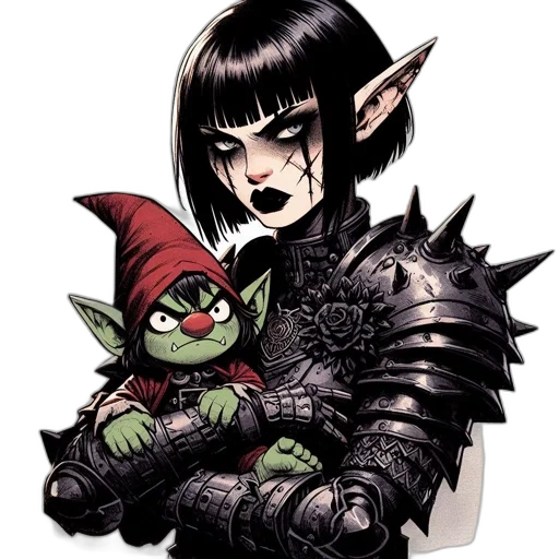 dragon, staff, fantasy art, concept art, pixel art, comic book art, female, character transparent PNG cut-out
