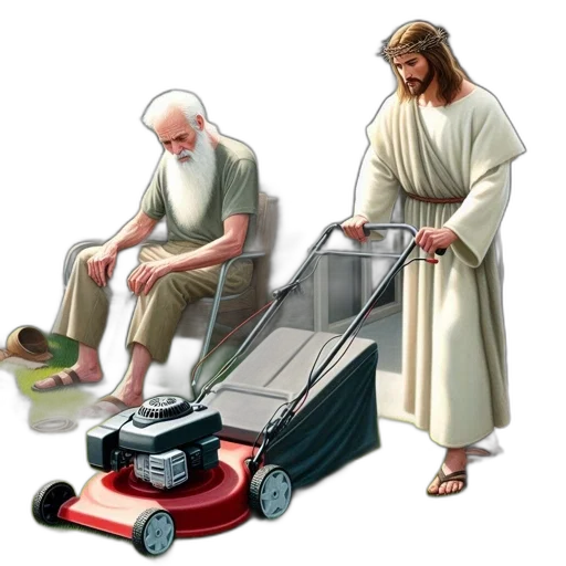 robot, shoes, furniture, weapon, concept art, photorealistic, 3d render, elderly transparent PNG cut-out