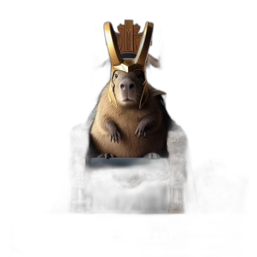 crown, animal, creature, hat, concept art, fantasy art, photorealistic, 3d render transparent PNG cut-out