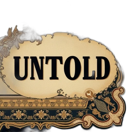 second, image, close-up, ornate, border, first, word, untoold transparent PNG cut-out