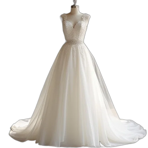 dress, 3d render, line, sweetheart transparent PNG cut-out