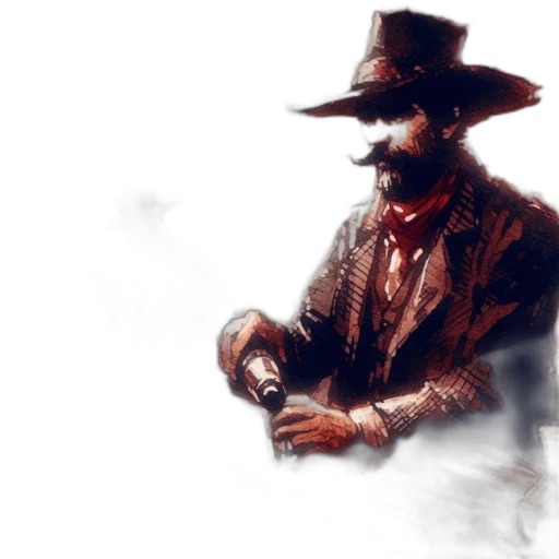 hat, staff, face, jacket, concept art, comic book art, photorealistic, fantasy art transparent PNG cut-out