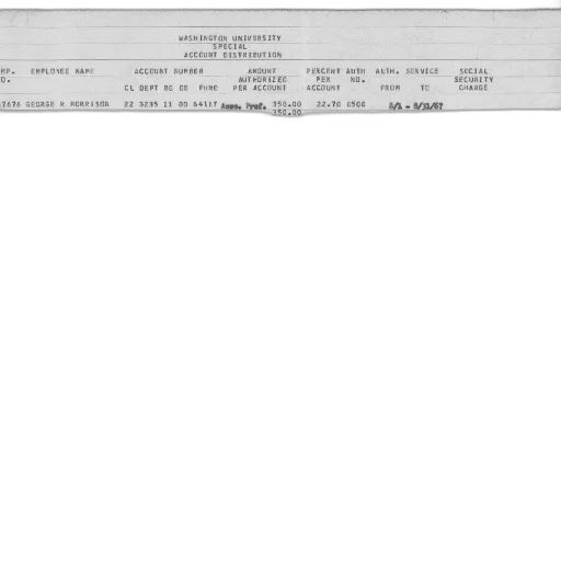 staff, black, white, document, washington, university, titled, special transparent PNG cut-out