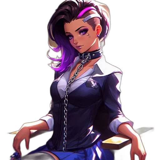 staff, dress, jacket, anime, concept art, comic book art, pixel art, dark transparent PNG cut-out