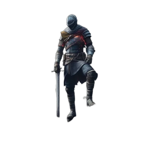 sword, weapon, staff, jacket, concept art, fantasy art, pixel art, 3d render transparent PNG cut-out