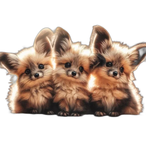 animal, shoes, photorealistic, 3d render, concept art, fantasy art, three, fox-like transparent PNG cut-out