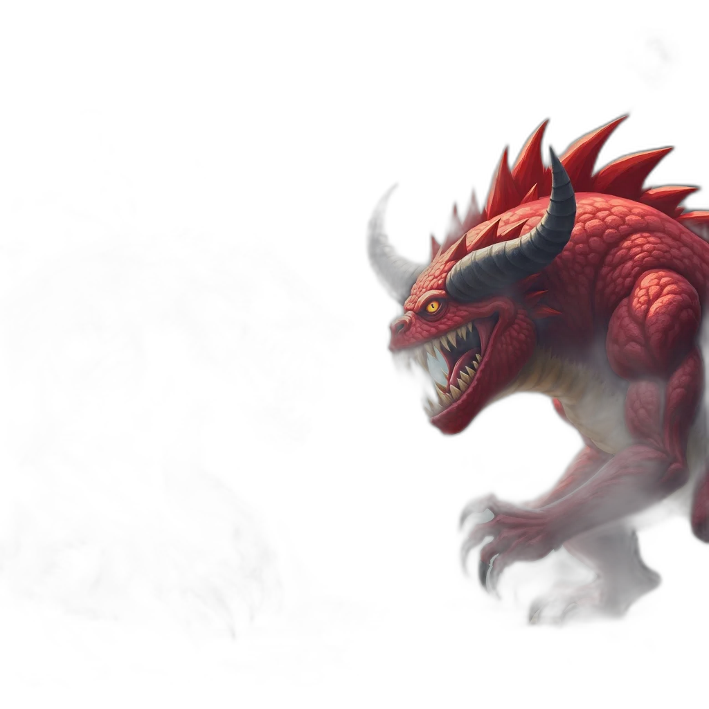 dragon, creature, animal, staff, concept art, 3d render, fantasy art, pixel art transparent PNG cut-out