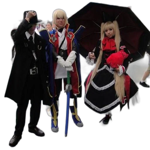 umbrella, staff, jacket, weapon, concept art, 3d render, three, people transparent PNG cut-out