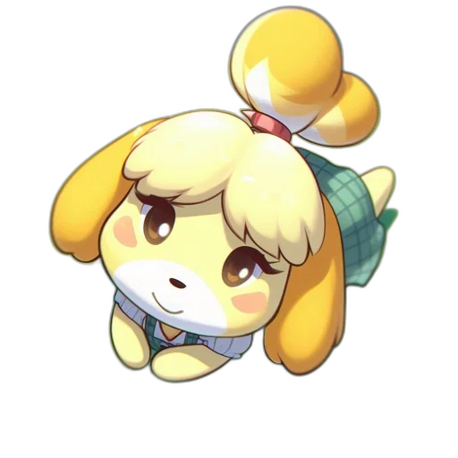 staff, animal, creature, hat, pixel art, concept art, anime, watercolor transparent PNG cut-out