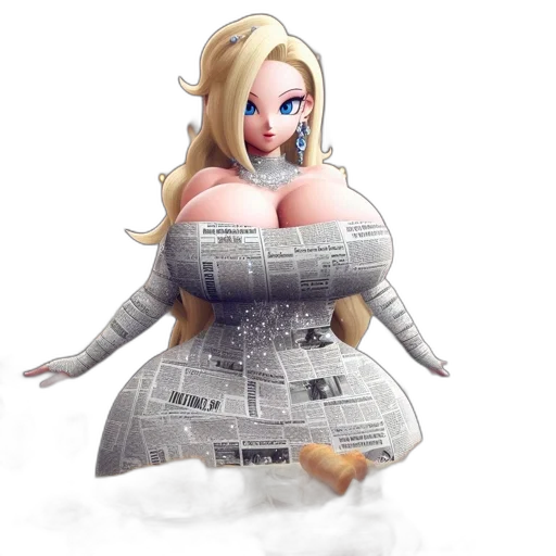 dress, robot, jacket, weapon, 3d render, concept art, fantasy art, pixel art transparent PNG cut-out