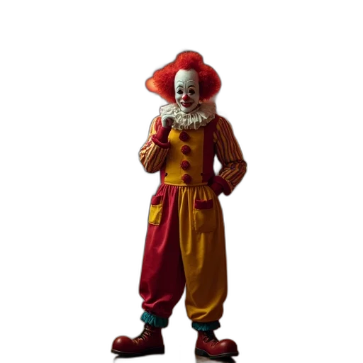 creature, animal, staff, face, 3d render, concept art, photorealistic, clown transparent PNG cut-out