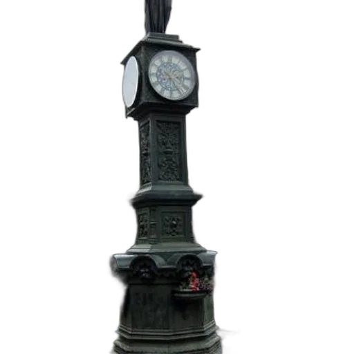 staff, jewelry, bottle, crown, 3d render, photorealistic, tall, clock transparent PNG cut-out
