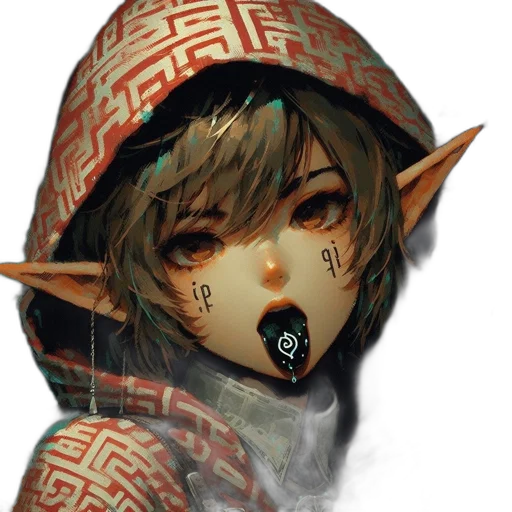 mask, face, staff, dragon, fantasy art, concept art, photorealistic, cyberpunk transparent PNG cut-out
