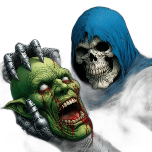 mask, face, concept art, comic book art, photorealistic, fantasy art, hooded, figure transparent PNG cut-out