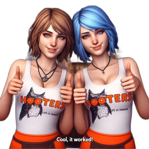 staff, pixel art, concept art, 3d render, comic book art, two, animated, ladies transparent PNG cut-out