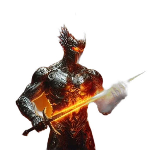 sword, dragon, staff, weapon, concept art, fantasy art, comic book art, 3d render transparent PNG cut-out