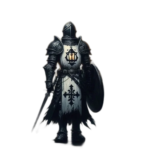 sword, weapon, staff, concept art, fantasy art, pixel art, 3d render, monochrome transparent PNG cut-out
