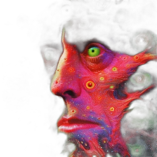 face, mask, creature, dragon, photorealistic, concept art, watercolor, fantasy art transparent PNG cut-out