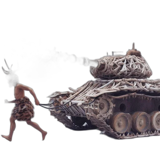 weapon, car, robot, creature, concept art, fantasy art, 3d render, comic book art transparent PNG cut-out