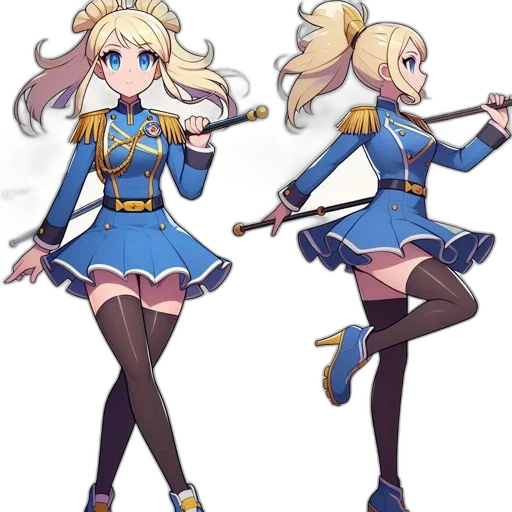 staff, weapon, sword, dress, concept art, anime, pixel art, cartoon transparent PNG cut-out
