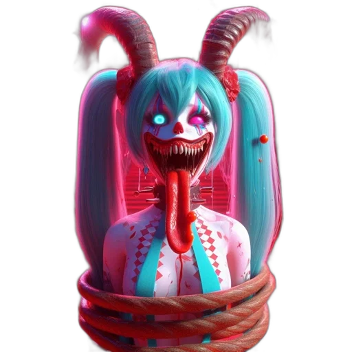 mask, creature, face, bottle, concept art, 3d render, vaporwave, fantasy art transparent PNG cut-out