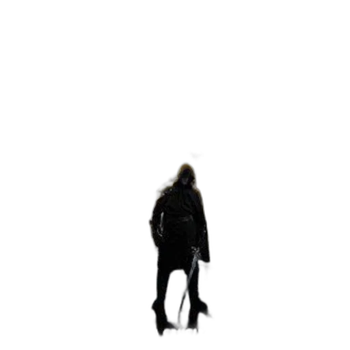 jacket, dress, creature, staff, concept art, pixel art, 3d render, cyberpunk transparent PNG cut-out