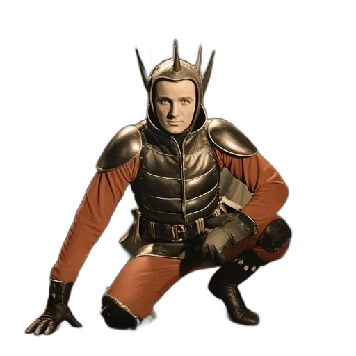 crown, staff, animal, robot, concept art, fantasy art, 3d render, earth tones transparent PNG cut-out