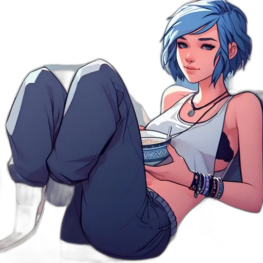 robot, pixel art, concept art, cyberpunk, comic book art, neon lights, blue, monochrome transparent PNG cut-out