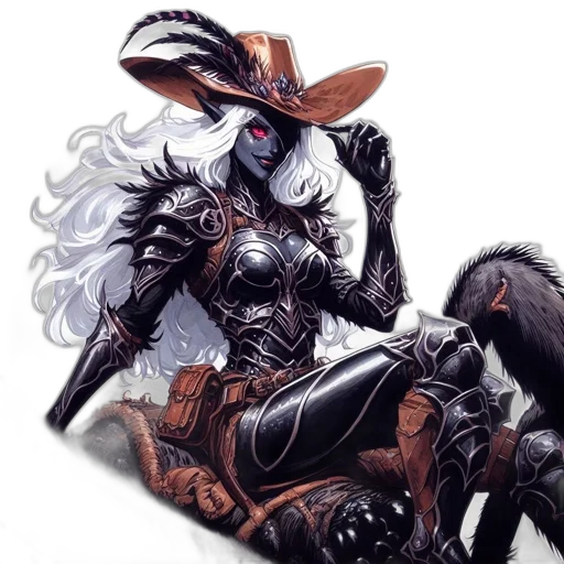 hat, weapon, dragon, fantasy art, concept art, comic book art, pixel art, armored transparent PNG cut-out
