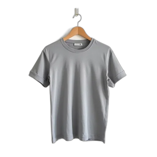 dress, 3d render, monochrome, earth tones, plain, grey, short-sleeved, shirt transparent PNG cut-out