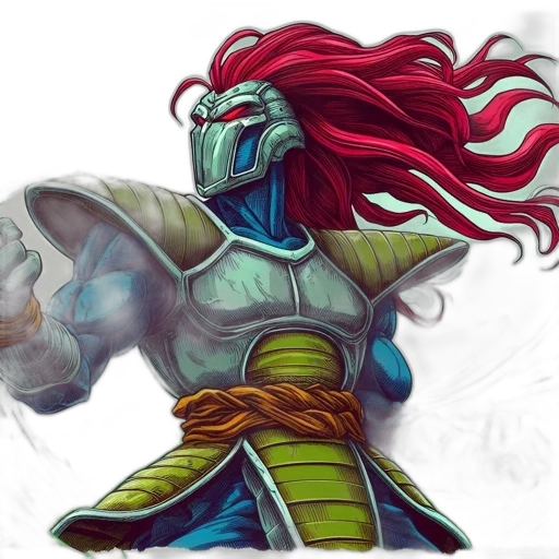mask, fantasy art, concept art, comic book art, watercolor, green, blue, muscular transparent PNG cut-out
