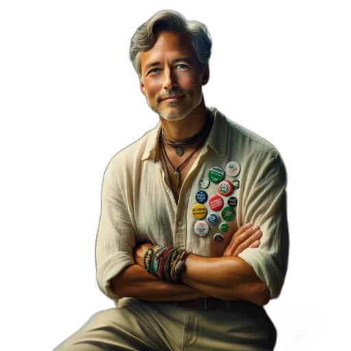staff, jewelry, jacket, face, photorealistic, oil painting, concept art, fantasy art transparent PNG cut-out