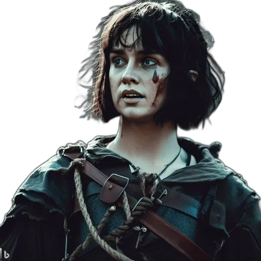 face, comic book art, concept art, fantasy art, photorealistic, young, woman, facial transparent PNG cut-out