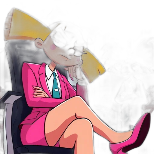 hat, staff, jacket, mask, vaporwave, concept art, anime, cartoon transparent PNG cut-out