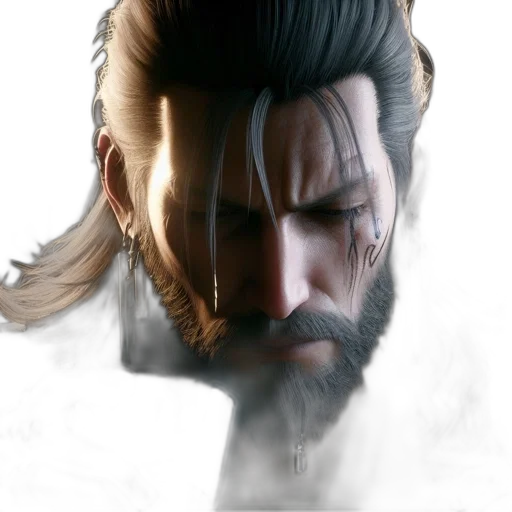 face, hair, mask, dragon, concept art, fantasy art, photorealistic, 3d render transparent PNG cut-out