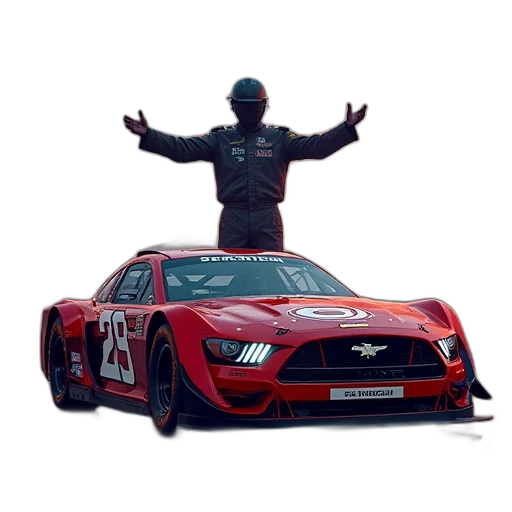 car, jacket, 3d render, concept art, photorealistic, pixel art, new, nascar transparent PNG cut-out